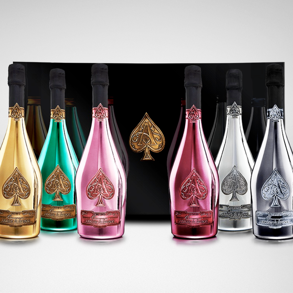 黑桃a神龍套裝6瓶禮盒champagnearmanddebrignac