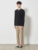 8seconds Mock collarr黑色纯色项链T恤 男款#420841LY25JPY带授权招加盟代理 商品缩略图3