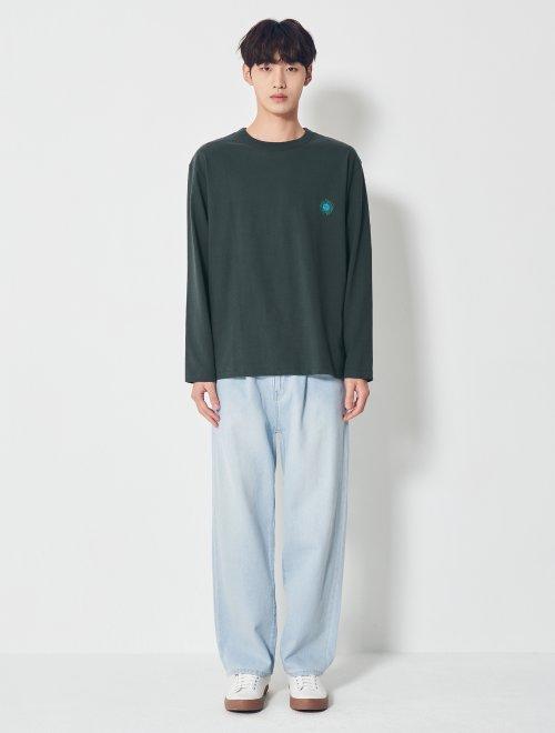 8seconds Mock collarr 皆宜的Ash Print 恤男款#260841XY24JPY带授权招加盟代理 商品图3