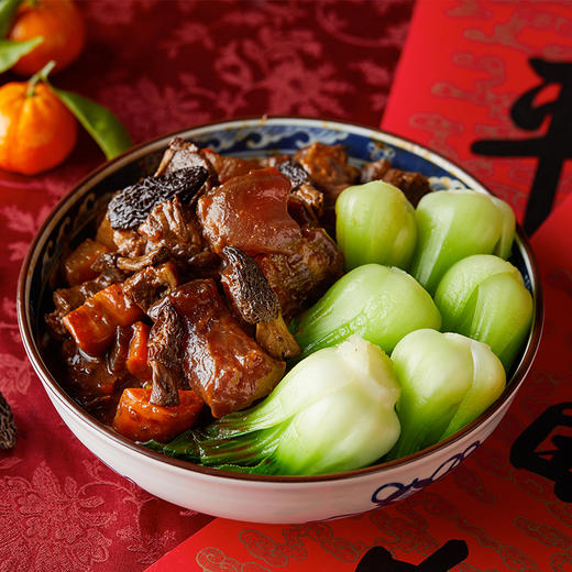 云南羊肚菌香辣犇牛煲Braised Beef Brisket with Morel Mushrooms 商品图2