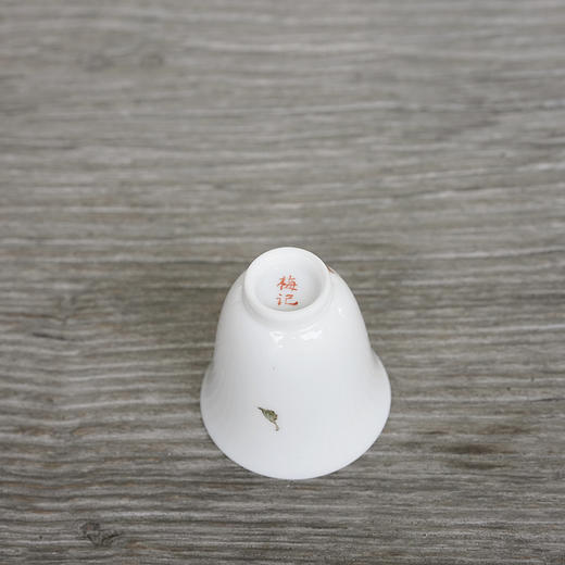 梅记  桂花杯  景德镇传统白瓷釉下五彩手绘折枝桂花玉兰 品茗杯 商品图1