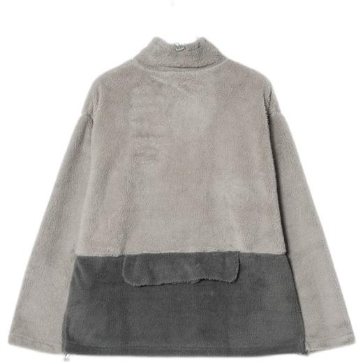 8seconds Wool fleece浅灰色羊毛高领拉链T恤 男款#260Y41DY12JPY带授权招加盟代理 商品图4