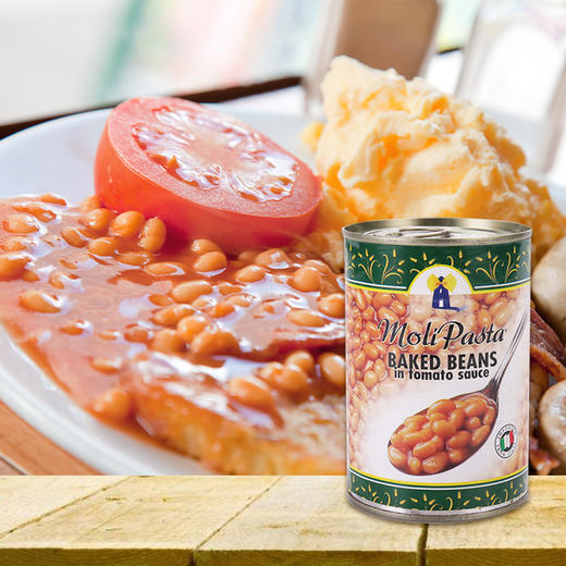 莫利 意大利进口 茄汁烤豆 400g 商品图2