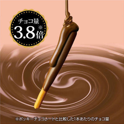 日本进口零食 格力高pocky黄油牛奶巧克力味涂层饼干棒 120g（511965） 商品图2