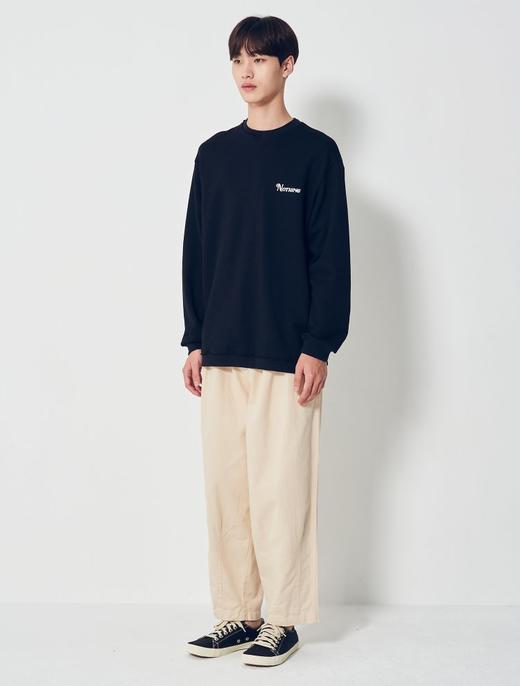 8seconds Printed cotton镂空编织字母长袖T恤 男款#450941LBA5JPY带授权招加盟代理 商品图2