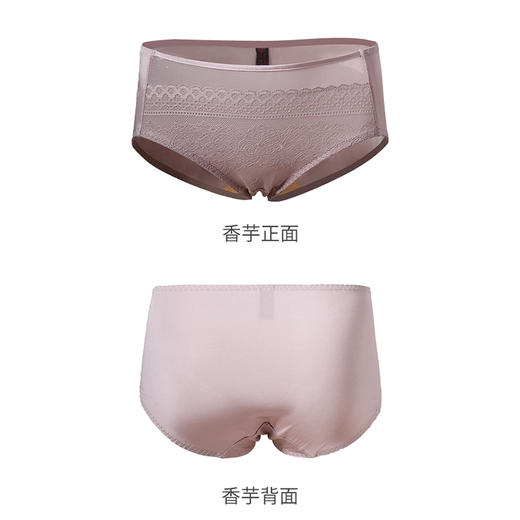 皇家丽美时尚型抗菌抑菌轻薄舒适女士蕾丝中腰内裤K021-K1 商品图2
