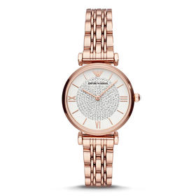 ARMANI/阿玛尼 新款满天星镶钻石英女表JPY带授权招加盟代理