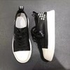 lfgj jeans bd905  牛皮时尚休闲 百搭编织款系带女单鞋 商品缩略图3