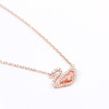 SWAROVSKI Dazzling Swan 天鹅粉色仿水晶项链女锁骨链 546998JPY带授权招加盟代理 商品缩略图3