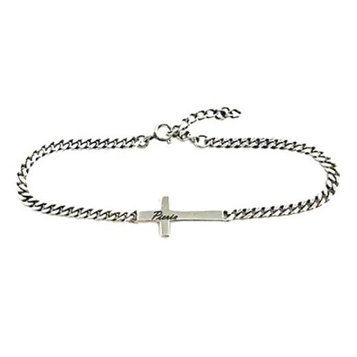 FRICA FRICA FLAT-CROSS-CHAIN-BRACELET 手链JPY带授权招加盟代理 商品图0