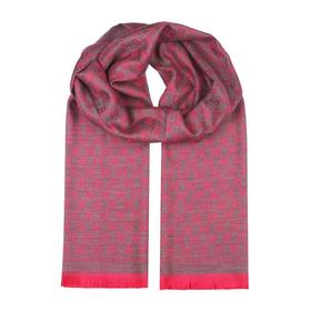 GUCCI/古驰 女士灰粉色GG提花羊毛围巾 411115-3G200-1372JPY带授权招加盟代理