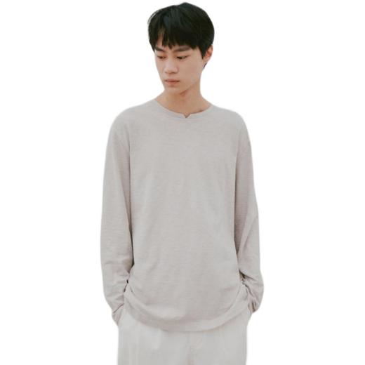 8seconds Cotton crew neck 米色棉质圆领长袖男款*420741CY2AJPY带授权招加盟代理 商品图4