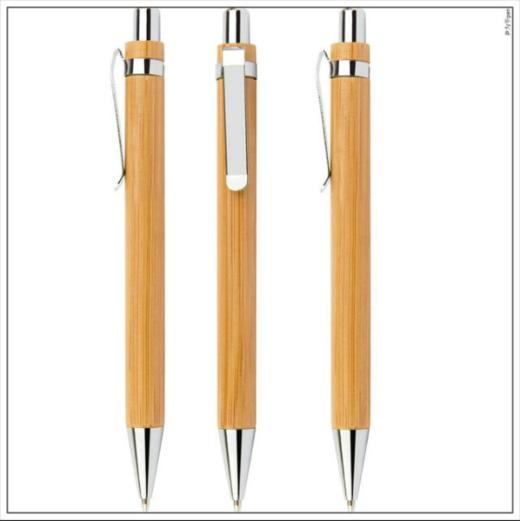 【圆珠笔】*pen材料竹子笔批发很像木圆珠笔的竹子笔圆珠笔办公笔佛教用品 商品图0