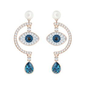 SWAROVSKI/施华洛世奇 DUO恶魔之眼时尚浪漫幸运耳饰 5425860JPY带授权招加盟代理