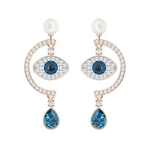 SWAROVSKI/施华洛世奇 DUO恶魔之眼时尚浪漫幸运耳饰 5425860JPY带授权招加盟代理 商品图0