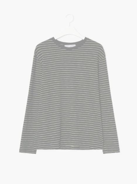 8seconds Cotton crew neck黑色棉质条纹T恤 男款#420741CY15JPY带授权招加盟代理 商品图3