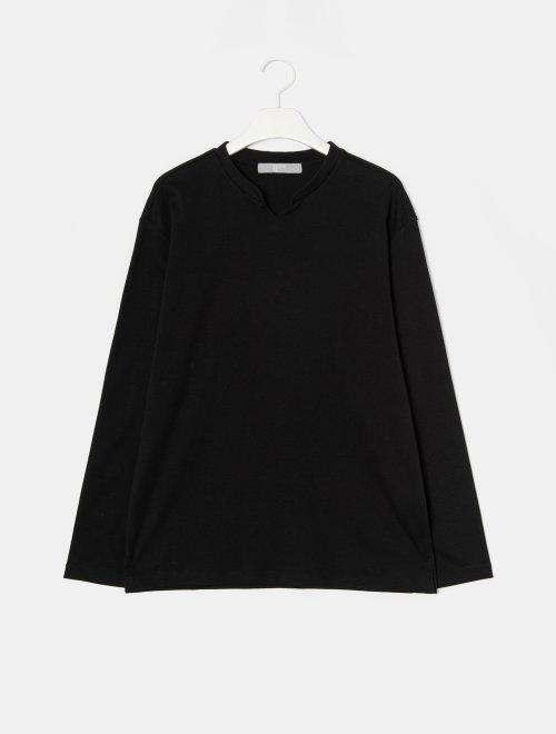 8seconds Mock collarr黑色纯色项链T恤 男款#420841LY25JPY带授权招加盟代理 商品图1