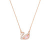 SWAROVSKI Dazzling Swan 天鹅粉色仿水晶项链女锁骨链 546998JPY带授权招加盟代理 商品缩略图0