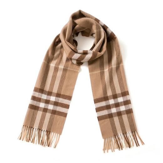 BURBERRY/巴宝莉 女士驼色羊绒围巾 8016399JPY带授权招加盟代理 商品图0