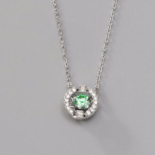 SWAROVSKI/ SPARKLING DC系列跳动的心绿色心动项链锁骨链5496308JPY带授权招加盟代理 商品图2