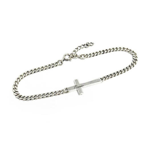 FRICA FRICA FLAT-CROSS-CHAIN-BRACELET 手链JPY带授权招加盟代理 商品图1
