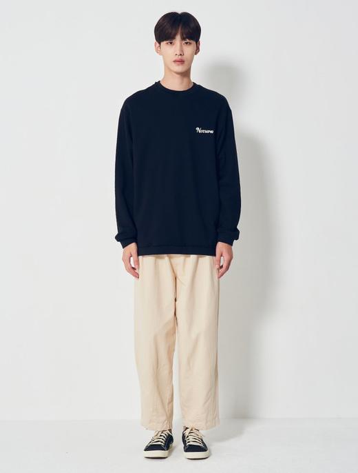 8seconds Printed cotton镂空编织字母长袖T恤 男款#450941LBA5JPY带授权招加盟代理 商品图1