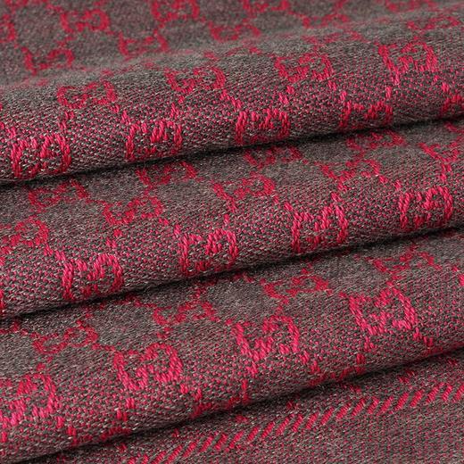 GUCCI/古驰 女士灰粉色GG提花羊毛围巾 411115-3G200-1372JPY带授权招加盟代理 商品图2