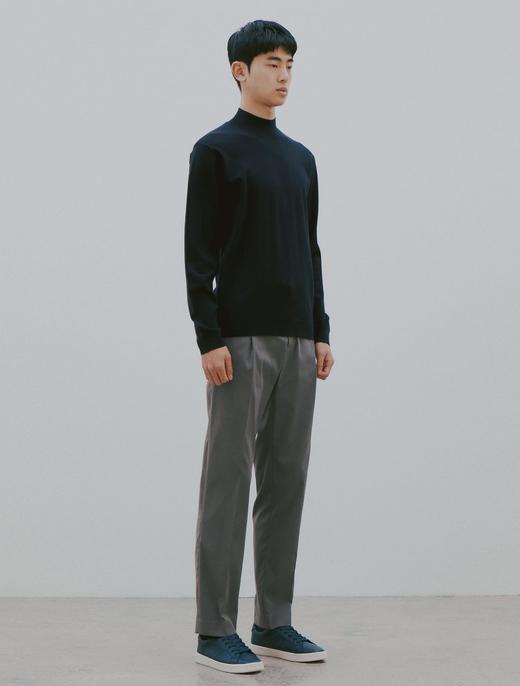 8seconds Tencel high collar 海军蓝纯棉半领T恤男款#421141CY1RJPY带授权招加盟代理 商品图2