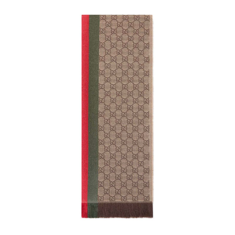 GUCCI/古驰 男士围巾米色混色羊毛 147351-4G704-2766JPY带授权招加盟代理