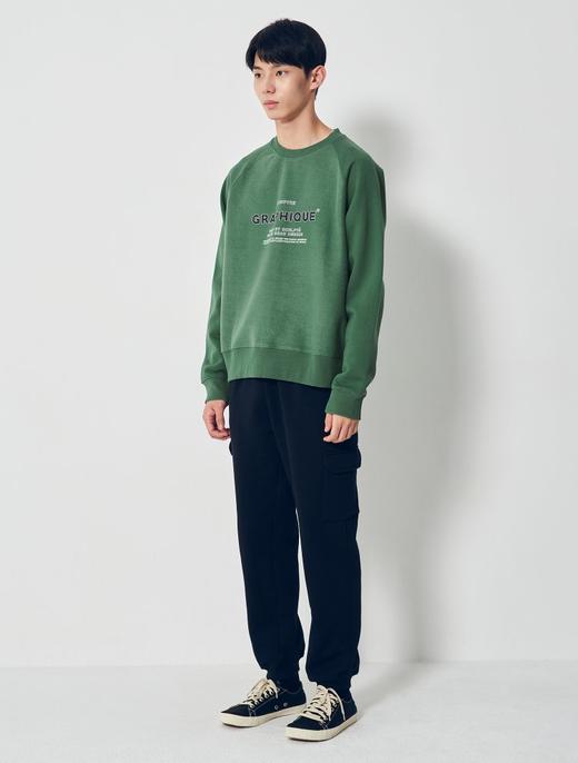 8seconds Fleece Art抓绒艺术品Raglan运动衫男款#420Y41DY1MJPY带授权招加盟代理 商品图2