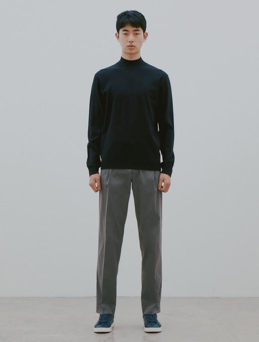 8seconds Tencel high collar 海军蓝纯棉半领T恤男款#421141CY1RJPY带授权招加盟代理 商品图1