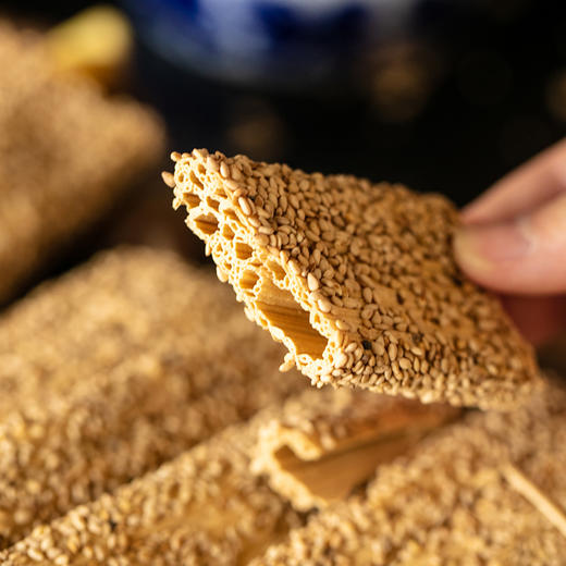 古法芝麻麦芽糖 糖瓜 芝麻糖 传统传承人手作 比小时候的好吃 |百里食 商品图6