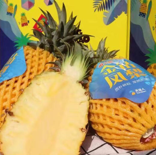 海南天地人凤宝宝凤梨空运直达! 当季上市,甜蜜热恋,至臻纯味!