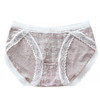 大长腿碎花高开叉内裤无痕春夏新款女内裤中腰三角裤 商品缩略图4