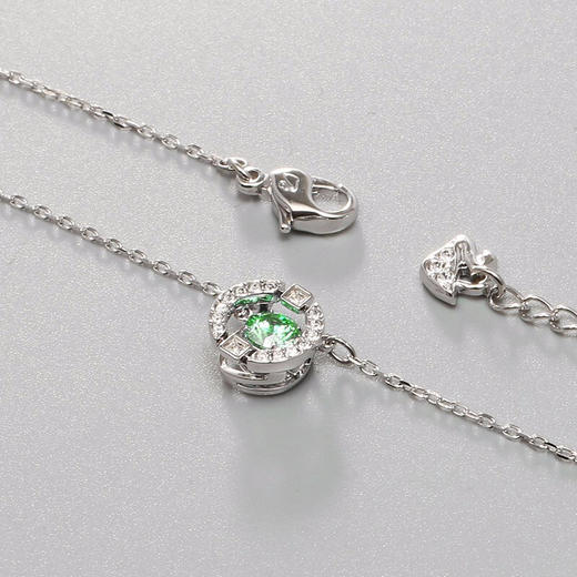 SWAROVSKI/ SPARKLING DC系列跳动的心绿色心动项链锁骨链5496308JPY带授权招加盟代理 商品图3