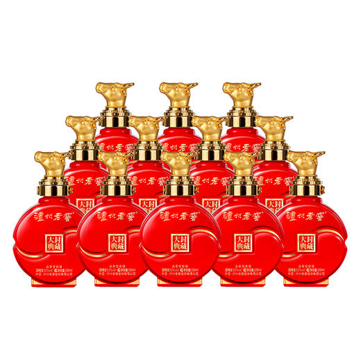 52度泸州老窖封藏大典生肖系列(牛)酒 100ml*6*2 泸州老窖官方旗舰店 商品图0