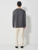 8seconds Tencel high collar灰染标签长袖T恤 男款#260X41DYB4JPY带授权招加盟代理 商品缩略图3