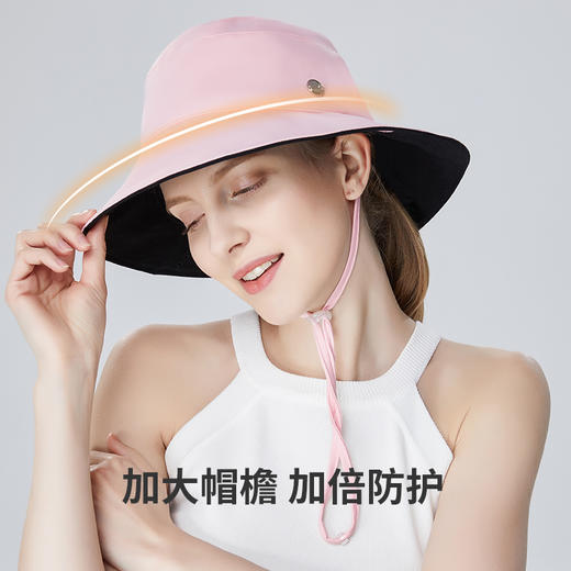 新Supield素湃防晒盆帽女夏季薄款防紫外线户外百搭渔夫帽 商品图2