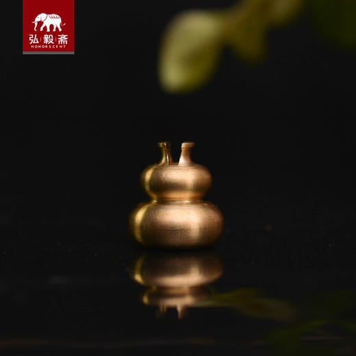 《铜葫芦香插》小巧可爱 线香盘香两用 商品图0