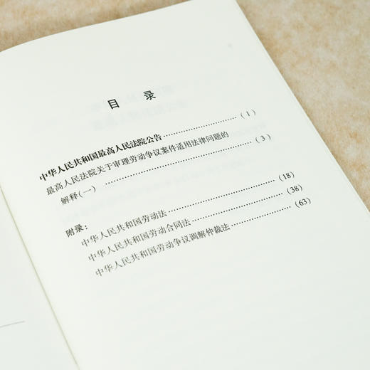 最高人民法院关于审理劳动争议案件适用法律问题的解释一 附劳动相关法律 商品图2