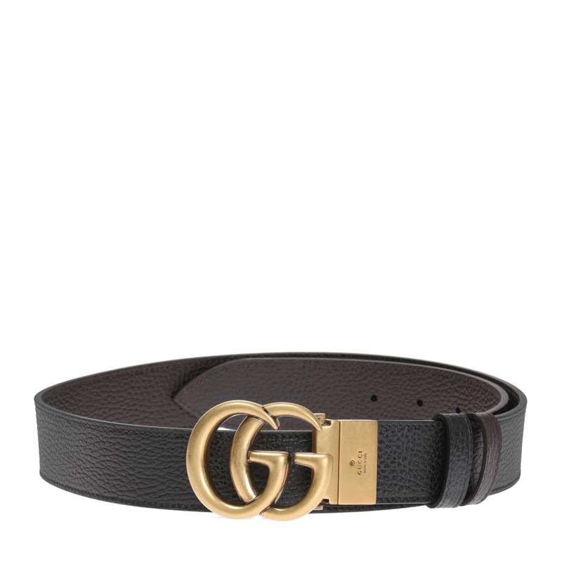 GUCCI/古驰 黑色男士中性腰带 474350-CAO2T-1062JPY带授权招加盟代理