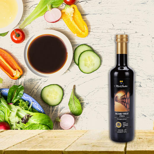 意大利进口莫利摩德纳黑醋500ML酿造醋葡萄酒醋 食用醋 商品图1