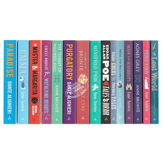 【中商原版】Alma Classics 世界经典名著 15本套装 英文原版 简·奥斯汀 但丁 爱伦坡 安妮·勃朗特 Evergreens 商品图1