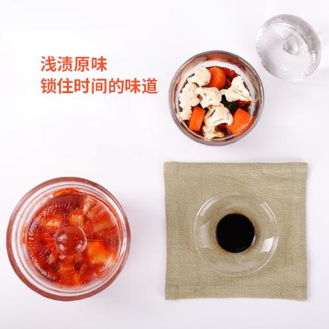 【厚重钵盖一夜腌好】日本Kinto玻璃腌菜罐 商品图1
