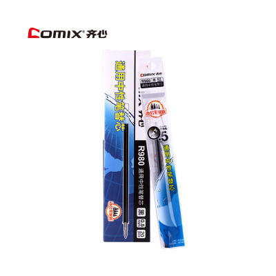 齐心中性笔替芯R980办公学生考试学习用品笔芯 商品图3