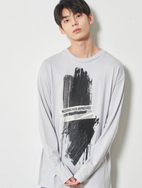 8seconds Printed cotton艺术品长袖T恤男款#260841DY22JPY带授权招加盟代理 商品图0