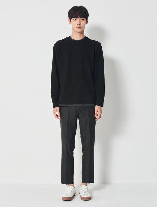 8seconds Wool fleece 黑色梭织长袖T恤男款#420841AY15JPY带授权招加盟代理 商品图1