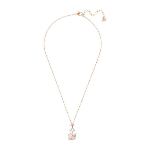 SWAROVSKI/施华洛世奇 女士镀玫瑰金色粉色天鹅吊坠项链 5473024JPY带授权招加盟代理 商品图2