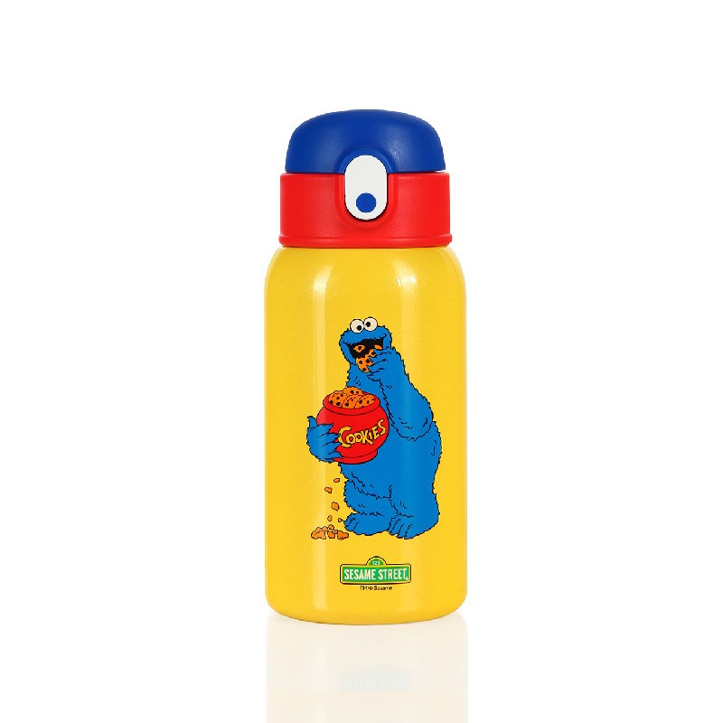 SESAME STREET/芝麻街 儿童保温杯一杯3盖 550MLJPY带授权招加盟代理