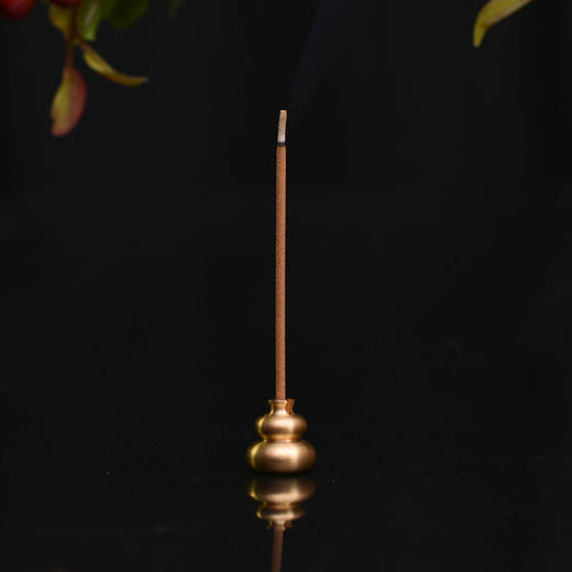 《铜葫芦香插》小巧可爱 线香盘香两用 商品图1